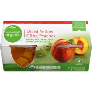 Simple Truth Organic Diced Yellow Cling Peaches