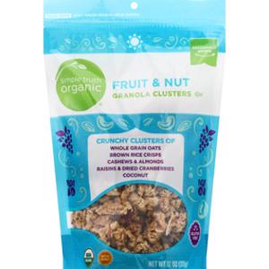 Simple Truth Organic Fruit & Nut Granola Clusters