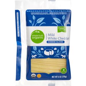 Simple Truth Organic Mild White Cheddar Cheese Slices