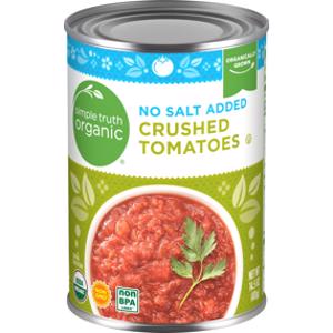 Simple Truth Organic No Salt Added Crushed Tomatoes