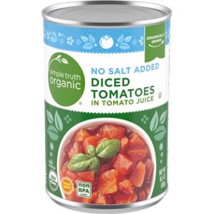 Simple Truth Organic No Salt Added Diced Tomatoes