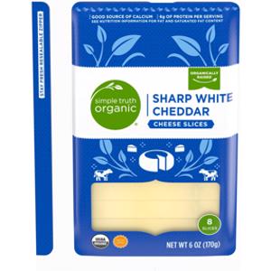 Simple Truth Organic Sharp White Cheddar Cheese Slices