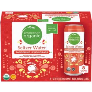 Simple Truth Organic Tangerine Lemongrass Seltzer Water