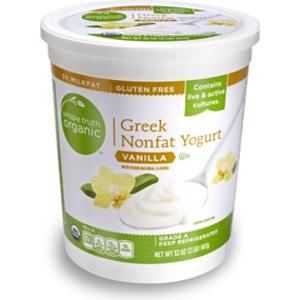 Simple Truth Organic Vanilla Greek Nonfat Yogurt