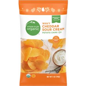 Simple Truth Organic Wavy Cheddar Sour Cream Chips