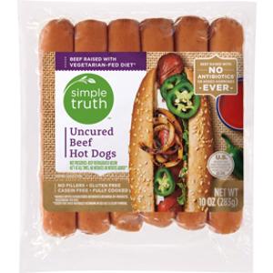 Simple Truth Uncured Beef Hot Dogs