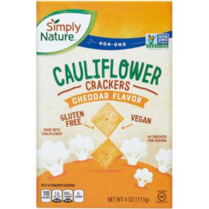 Simply Nature Cheddar Cauliflower Cracker