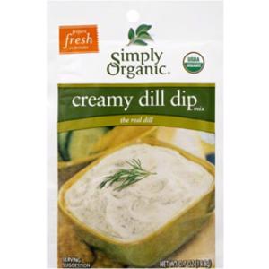 Simply Organic Creamy Dill Dip Mix