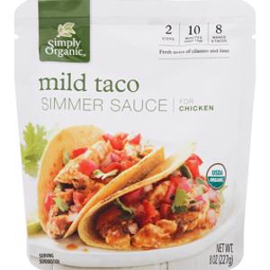 Simply Organic Mild Taco Simmer Sauce