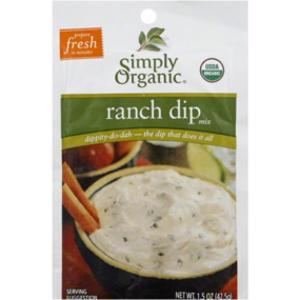 Simply Organic Ranch Dip Mix