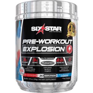 Six Star Pre-Workout Explosion Icy Rocket Freeze