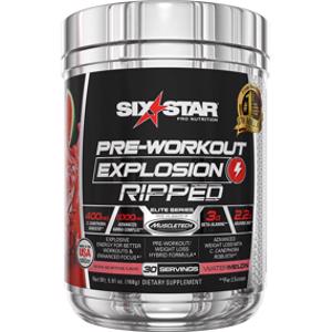 Six Star Pre-Workout Explosion Ripped Watermelon