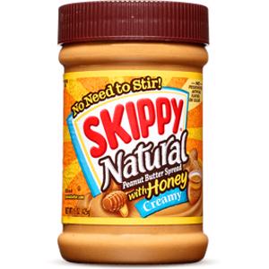 Skippy Natural Creamy Peanut Butter w/ Honey