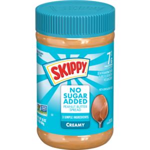 Skippy No Sugar Added Creamy Peanut Butter