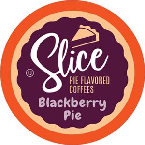 Slice Blackberry Pie Coffee