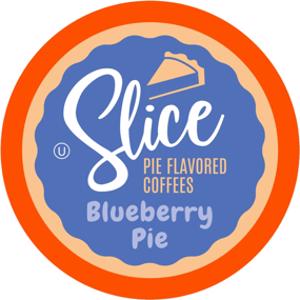 Slice Blueberry Pie Coffee