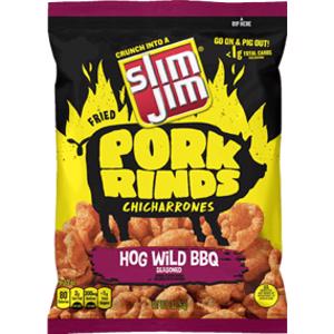 Slim Jim Hog Wild BBQ Pork Rinds