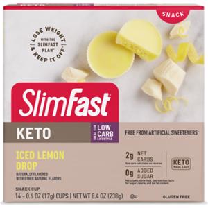 SlimFast Keto Iced Lemon Drop Snack Cups
