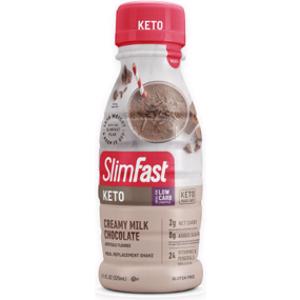 SlimFast Keto Creamy Milk Chocolate Meal Replacement Shake