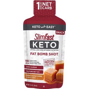 SlimFast Keto Salted Caramel Creme Fat Bomb Shot