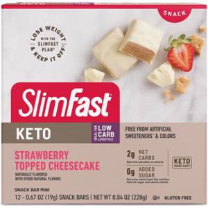 SlimFast Keto Strawberry Cheesecake Mini Snack Bar