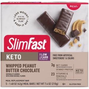 SlimFast Keto Whipped Peanut Butter Chocolate Meal Bars