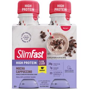 SlimFast Mocha Cappuccino High Protein Energy Shakes