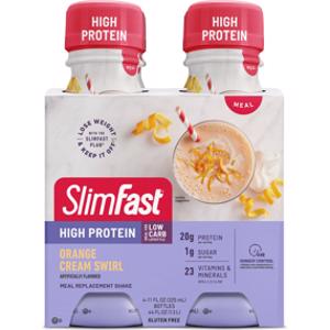 SlimFast Orange Cream Swirl High Protein Shakes