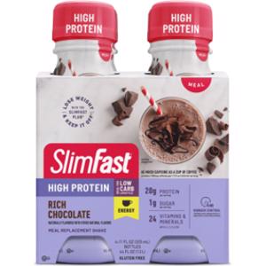 SlimFast Rich Chocolate High Protein Energy Shakes