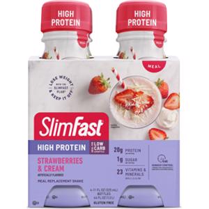 SlimFast Strawberries & Cream High Protein Shakes