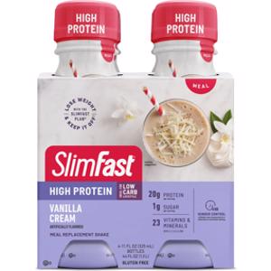 SlimFast Vanilla Cream High Protein Shakes