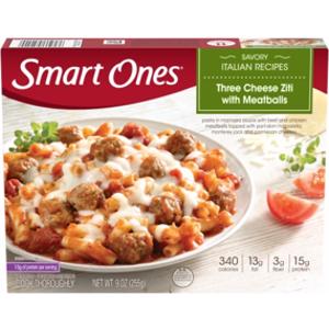 Smart Ones Three Cheese Meatballs Ziti