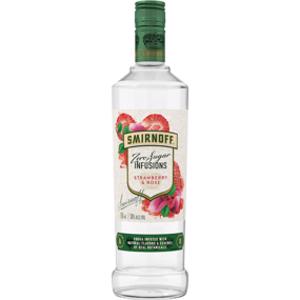 Smirnoff Zero Sugar Strawberry & Rose Vodka