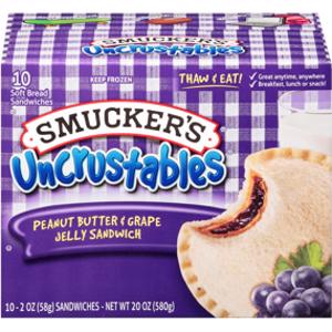 Smucker's Uncrustables PB & Grape Jelly Sandwich
