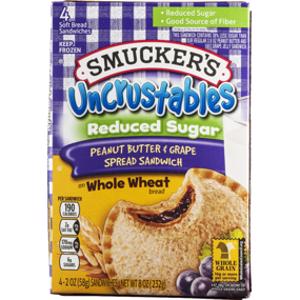 Smucker's Uncrustables Reduced Sugar PB & Grape Sandwich