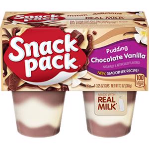 Snack Pack Chocolate Vanilla Pudding