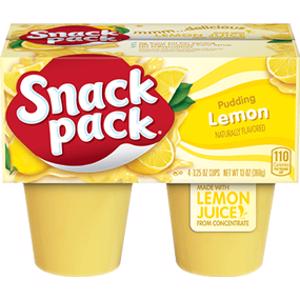 Snack Pack Lemon Pudding