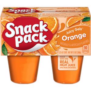 Snack Pack Orange Juicy Gels