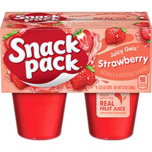 Snack Pack Strawberry Juicy Gels