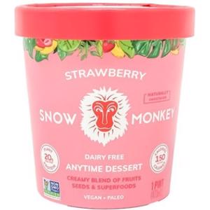 Snow Monkey Strawberry Ice Cream