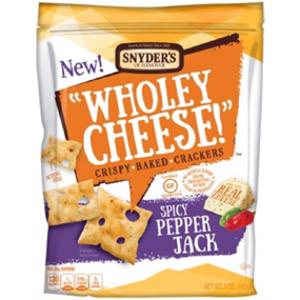 Snyder's Spicy Pepper Jack Wholey Cheese Crackers