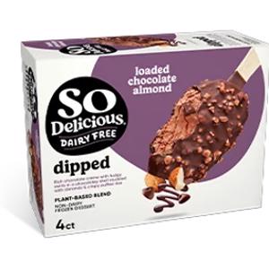 So Delicious Loaded Chocolate Almond Dipped Bar