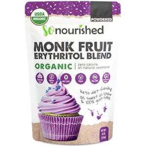 So Nourished Organic Powdered Monk Fruit Erythritol Blend