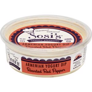 Sosi's Roasted Red Pepper Armenian Yogurt Dip