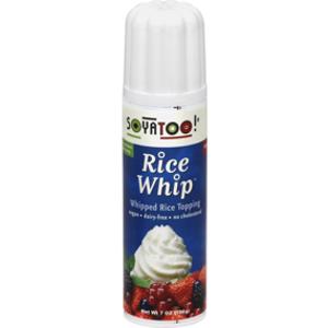 Soyatoo! Rice Whip Topping