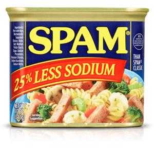 Spam Less Sodium