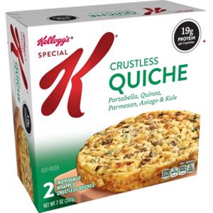 Special K Portabella Quinoa Parmesan Crustless Quiche