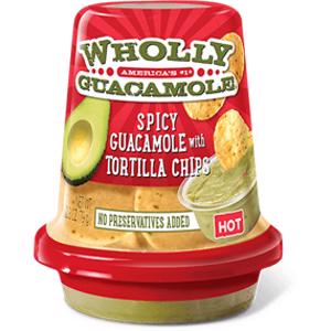 Wholly Guacamole Spicy Guacamole w/ Tortilla Chips
