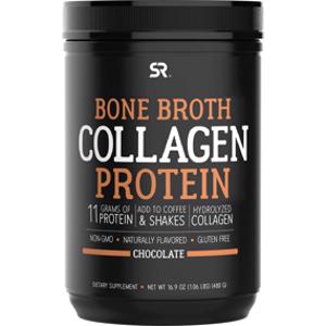 Sports Research Bone Broth Collagen Chocolate Protein Powder