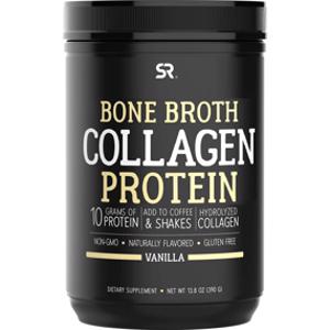 Sports Research Bone Broth Collagen Vanilla Protein Powder